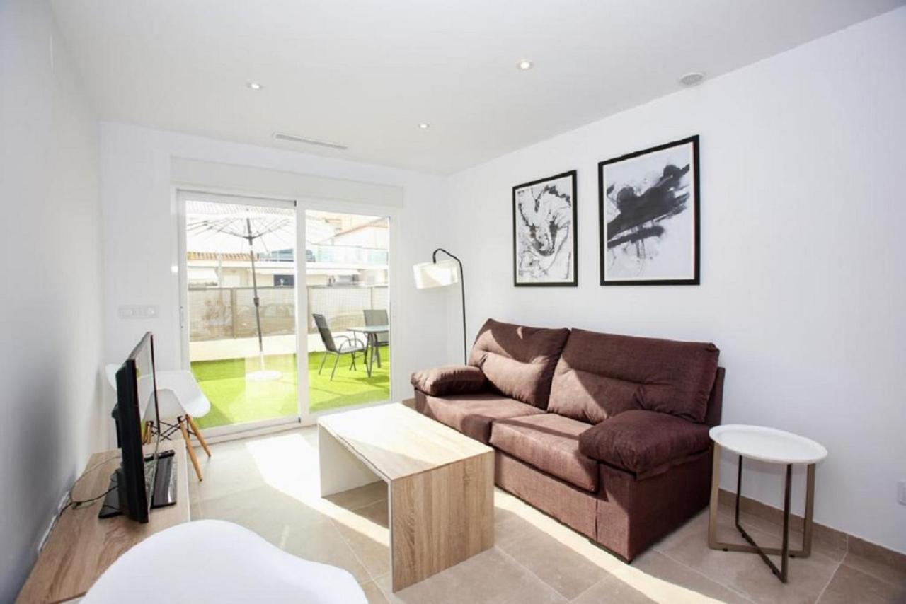 Apartamento Tierra Marina Dénia BAJO con jardín Exterior foto